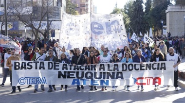 ATEN se movilizó en el marco del paro provincial docente “por escuelas sin violencias”
